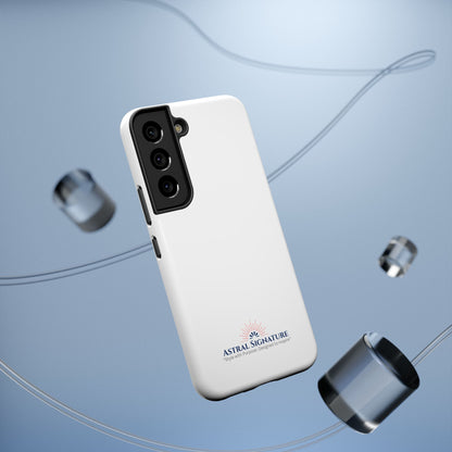 White Phone Case - Impact-Resistant White iPhone & Samsung Galaxy Case by Astral Signature