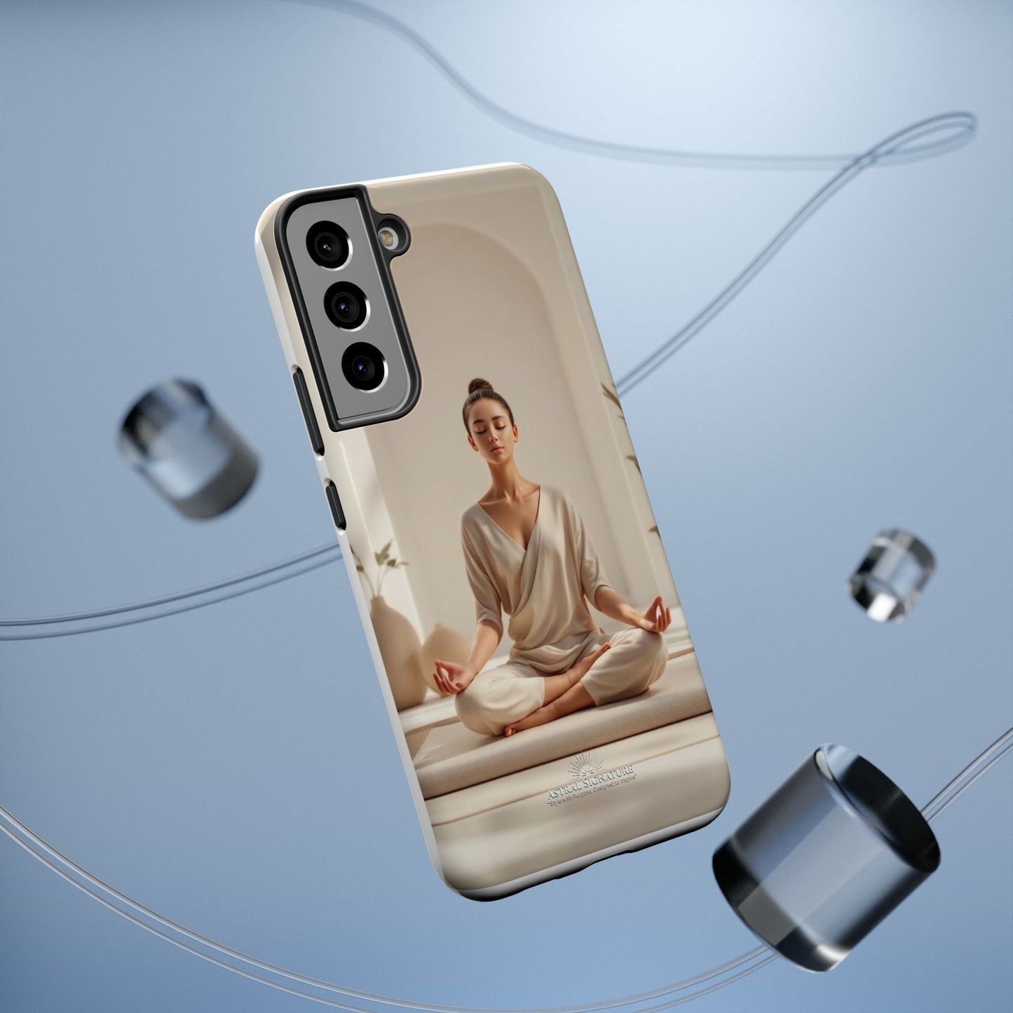 3D Yogi Phone Cases with Symbols and Protection, iPhone Cases with meaning by Astral Signature