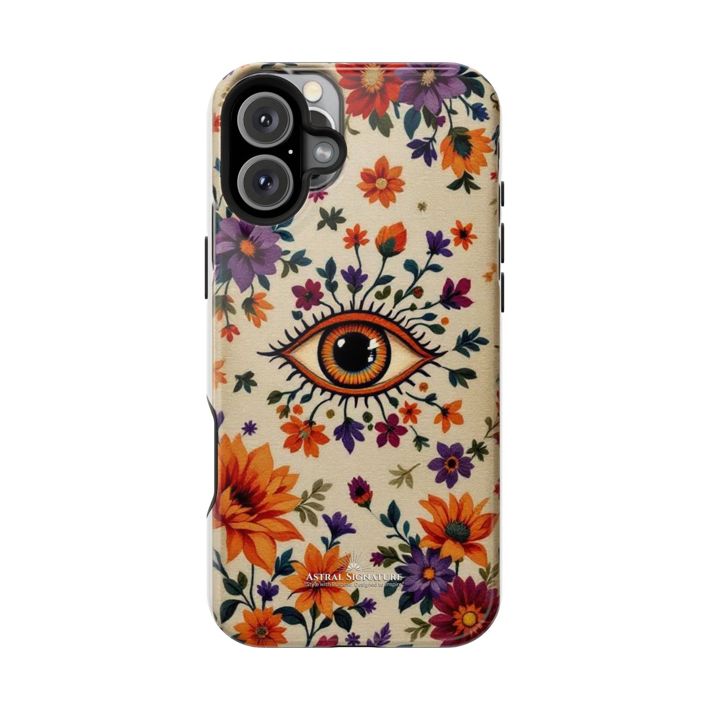 Phone Cases - Eye of God Symbol Impact-Resistant Case by Astral Signature