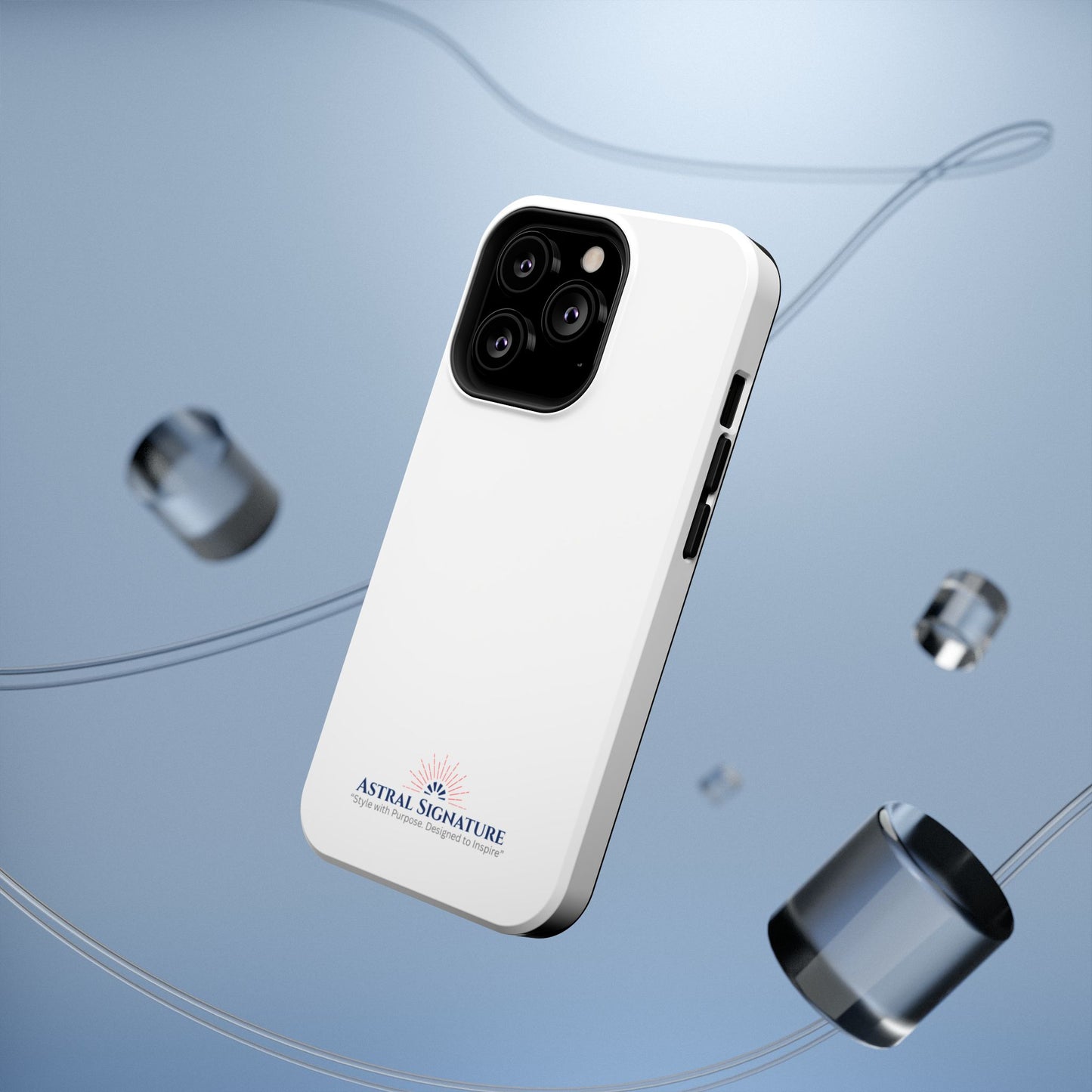 White Phone Case - Impact-Resistant White iPhone & Samsung Galaxy Case by Astral Signature