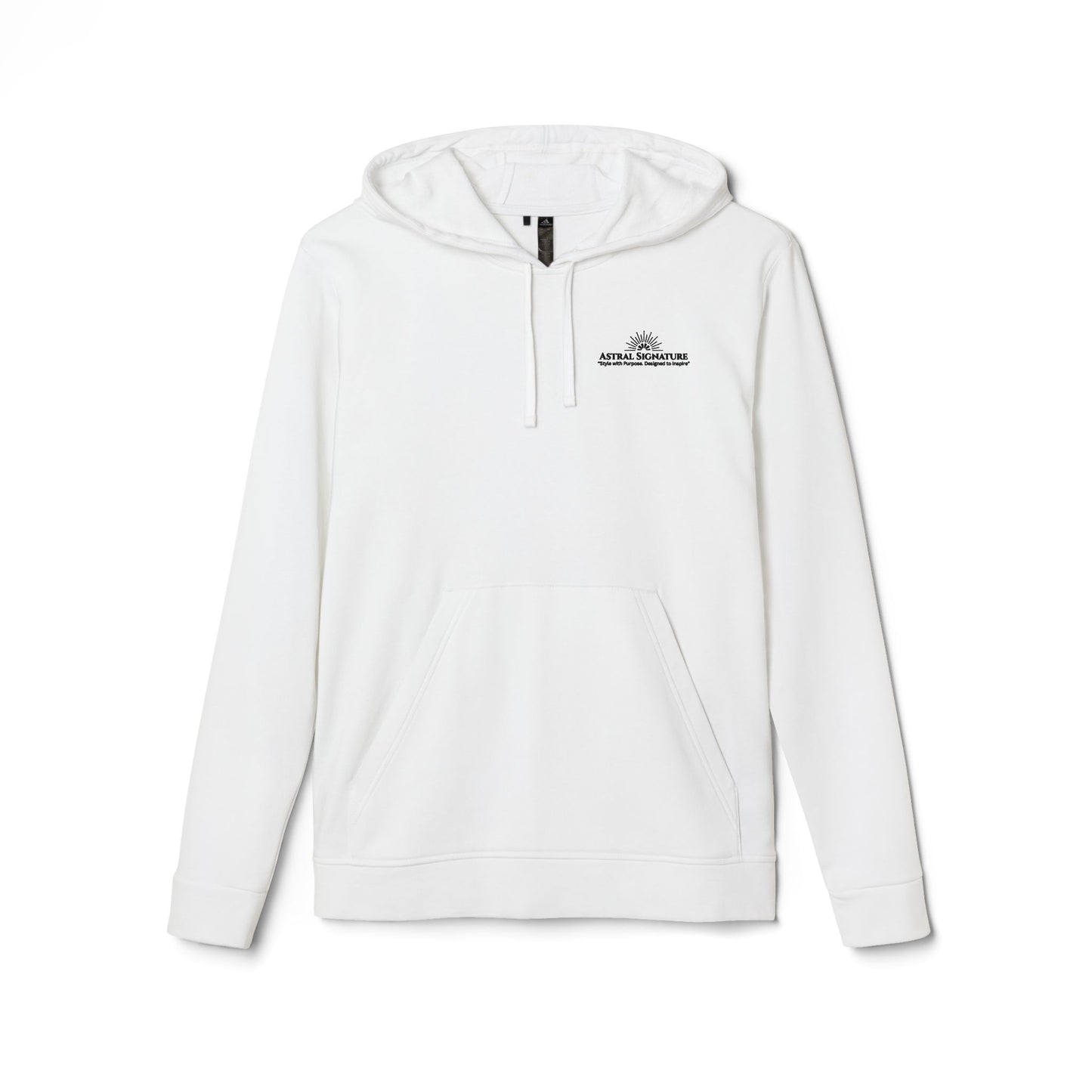 Adidas x Astral Signature Unisex Fleece Hoodie -  Minimalist Palm Logo Pullover