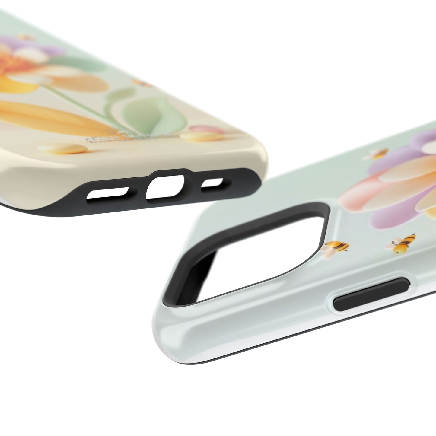 Phone Case Impact-Resistant, Calming 3D Flower Phone Case Impact-Resistant Case for Kids and Adults - Astral Signature