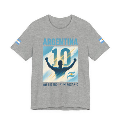Argentina Legend from Rosario Team Tee - Casual Fashion T-Shirt, USA World Cup 2026 Limited Edition