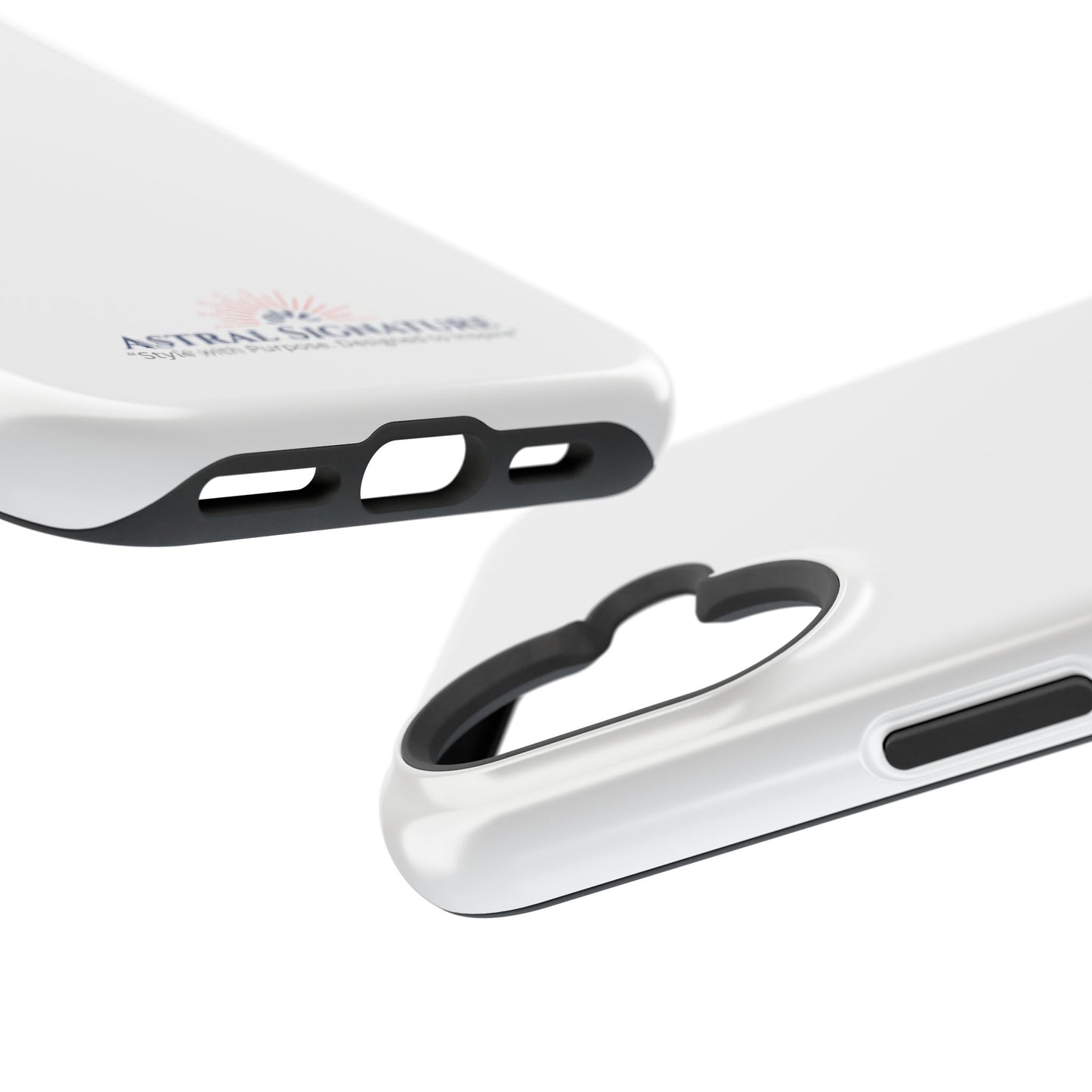 White Phone Case - Impact-Resistant White iPhone & Samsung Galaxy Case by Astral Signature