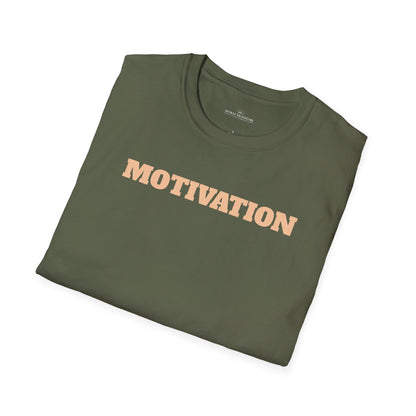 Motivation Tee, Essence Style Unisex Softstyle T-Shirt, White Label by Astral Signature