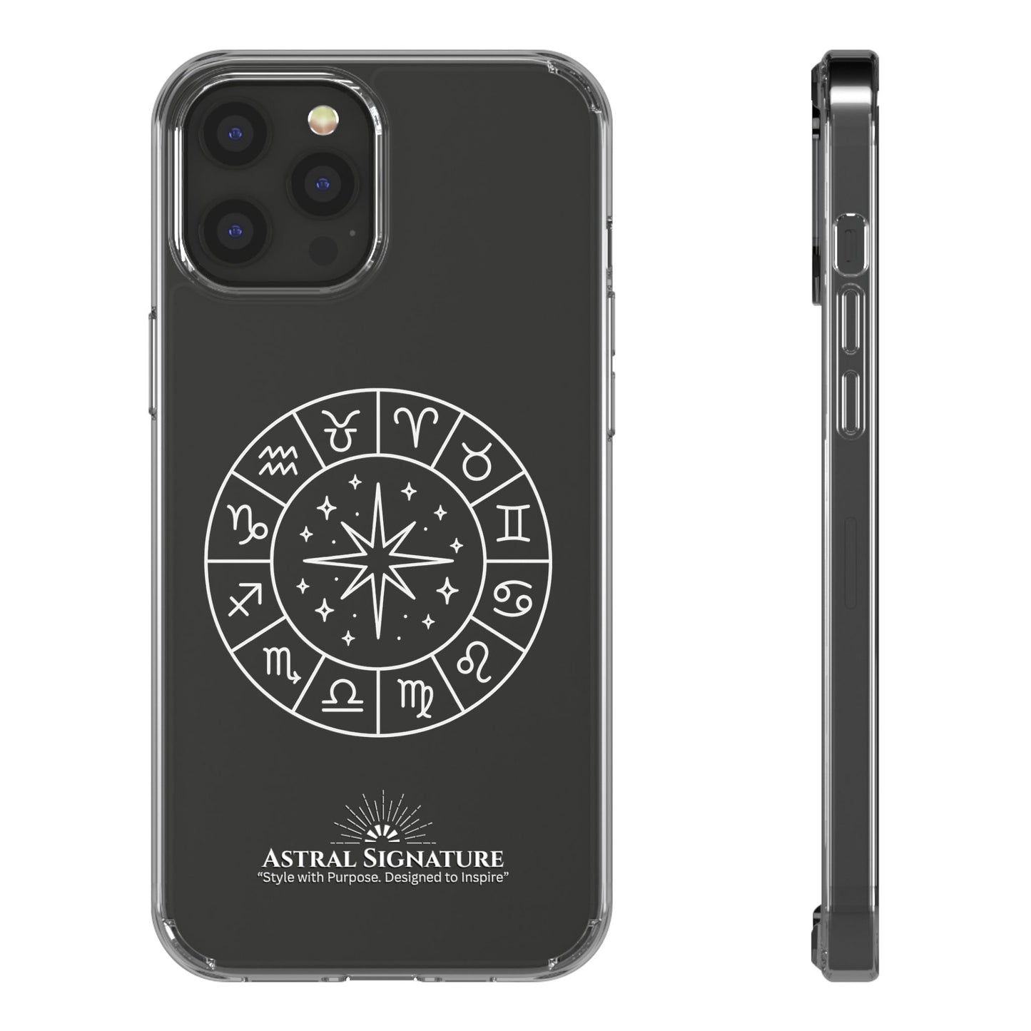 iPhone Clear Cases, ideal for darker iPhone colors - Astral Signature