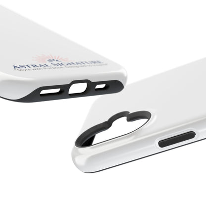 White Phone Case - Impact-Resistant White iPhone & Samsung Galaxy Case by Astral Signature