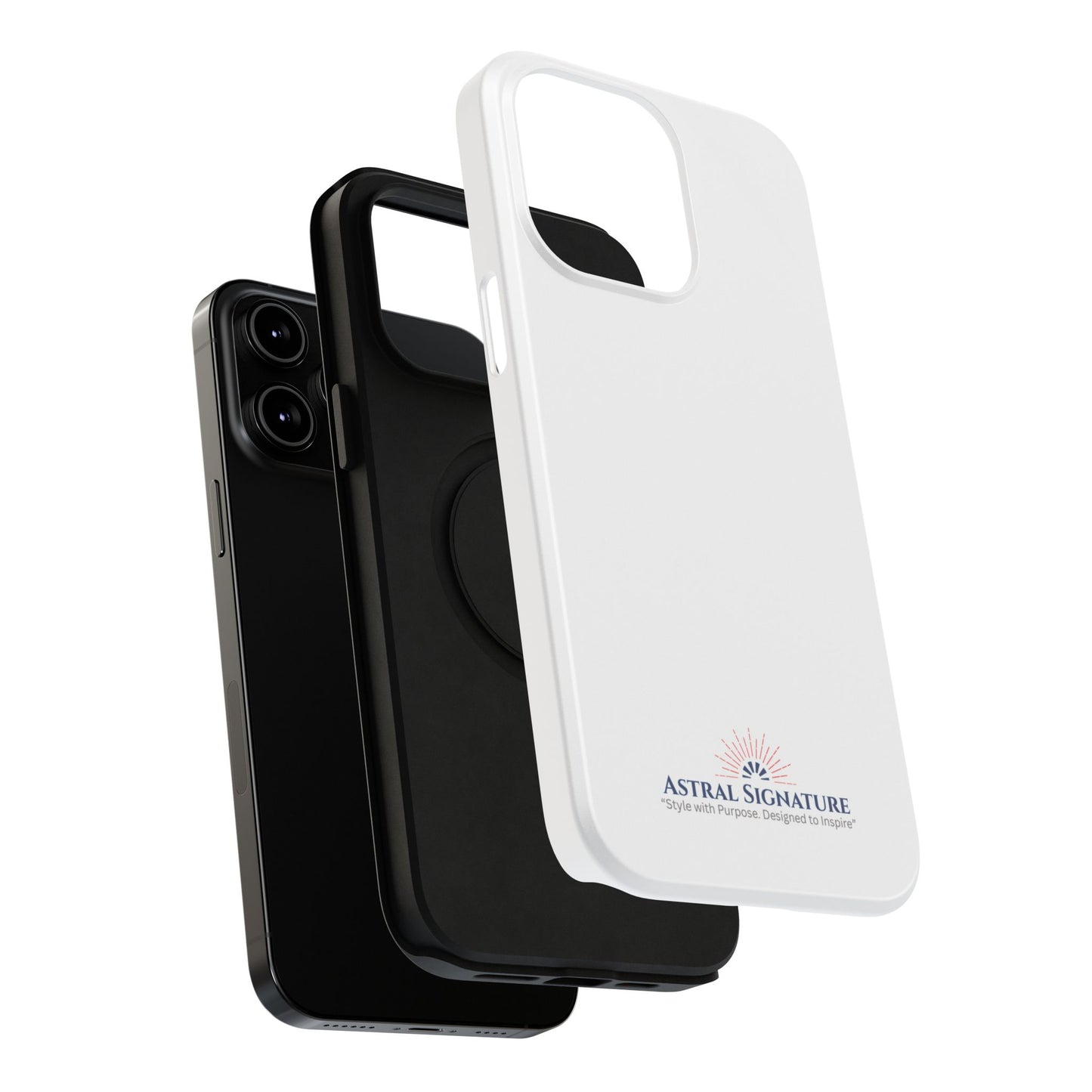 White Phone Case - Impact-Resistant White iPhone & Samsung Galaxy Case by Astral Signature
