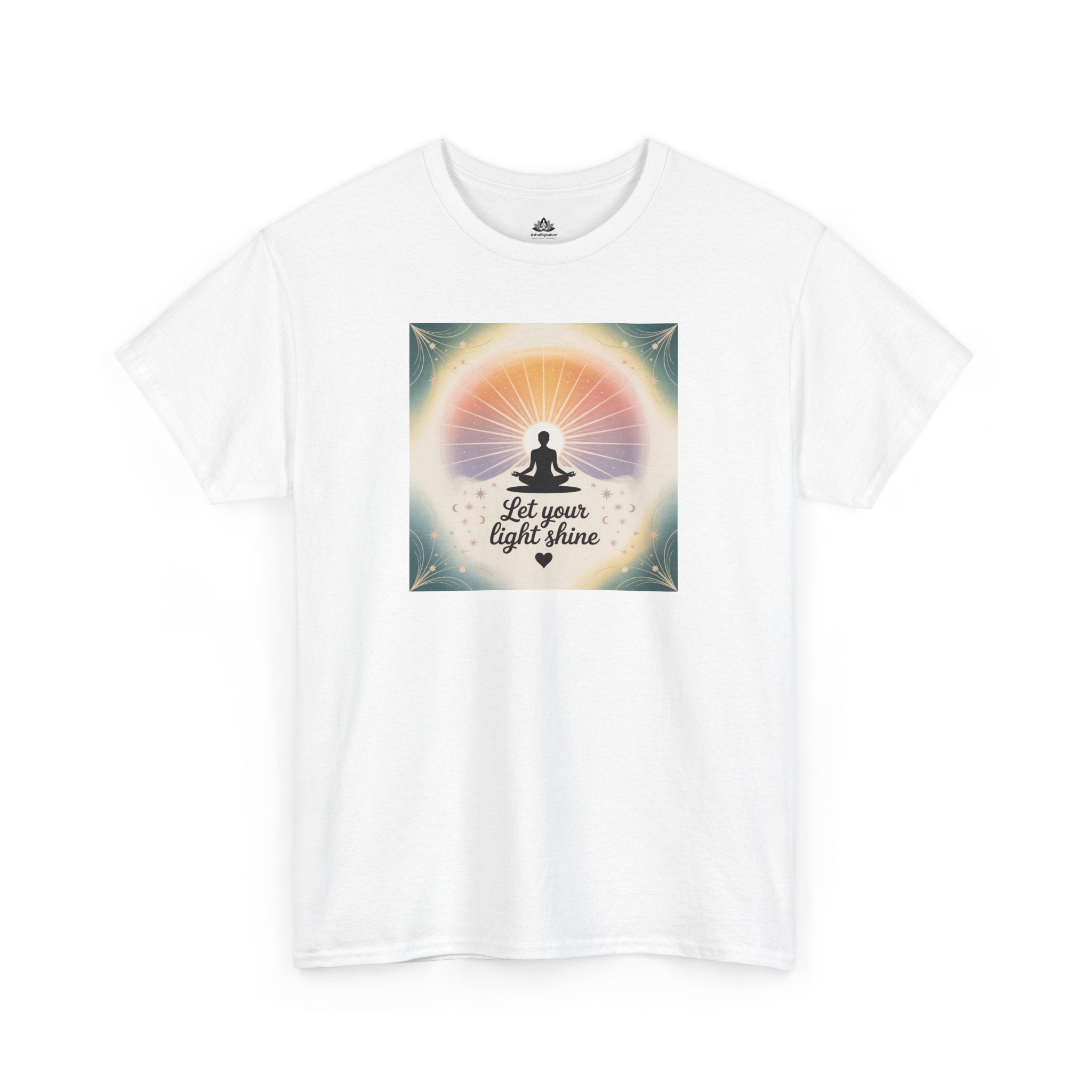 Motivational Unisex Tee: Let Your Light Shine Collection by Quetal Travel ASTRAL