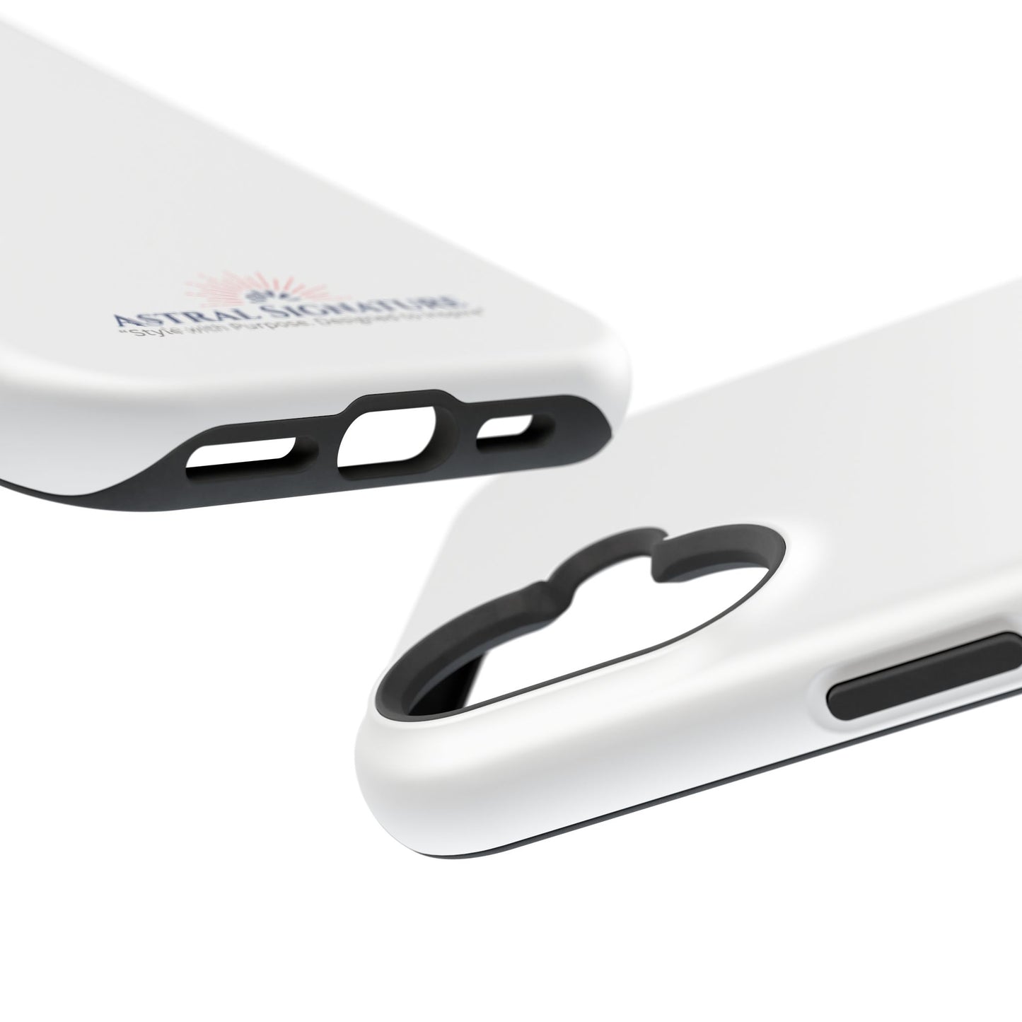 White Phone Case - Impact-Resistant White iPhone & Samsung Galaxy Case by Astral Signature