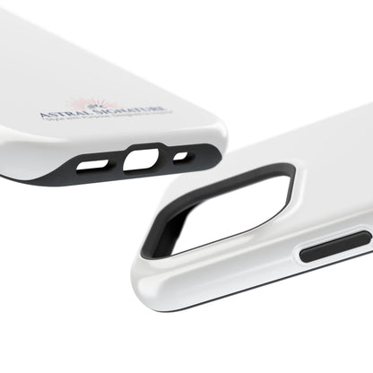 White Phone Case - Impact-Resistant White iPhone & Samsung Galaxy Case by Astral Signature