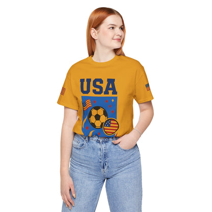 Casual Fashion T-Shirt - GO USA Team Tee, World Cup 2026 Limited Edition