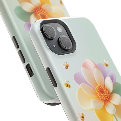 Phone Case Impact-Resistant, Calming 3D Flower Phone Case Impact-Resistant Case for Kids and Adults - Astral Signature