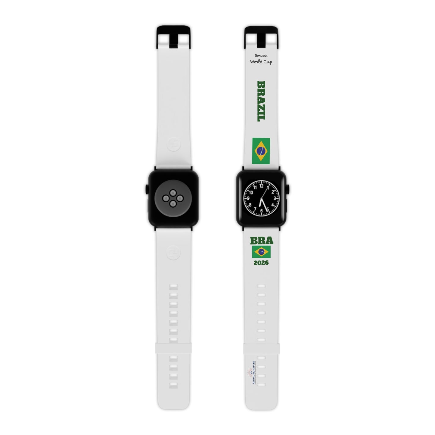 Apple Watch Band - BRAZIL Flag Soccer Fan World Cup USA 2026 Edition | Astral Signature™
