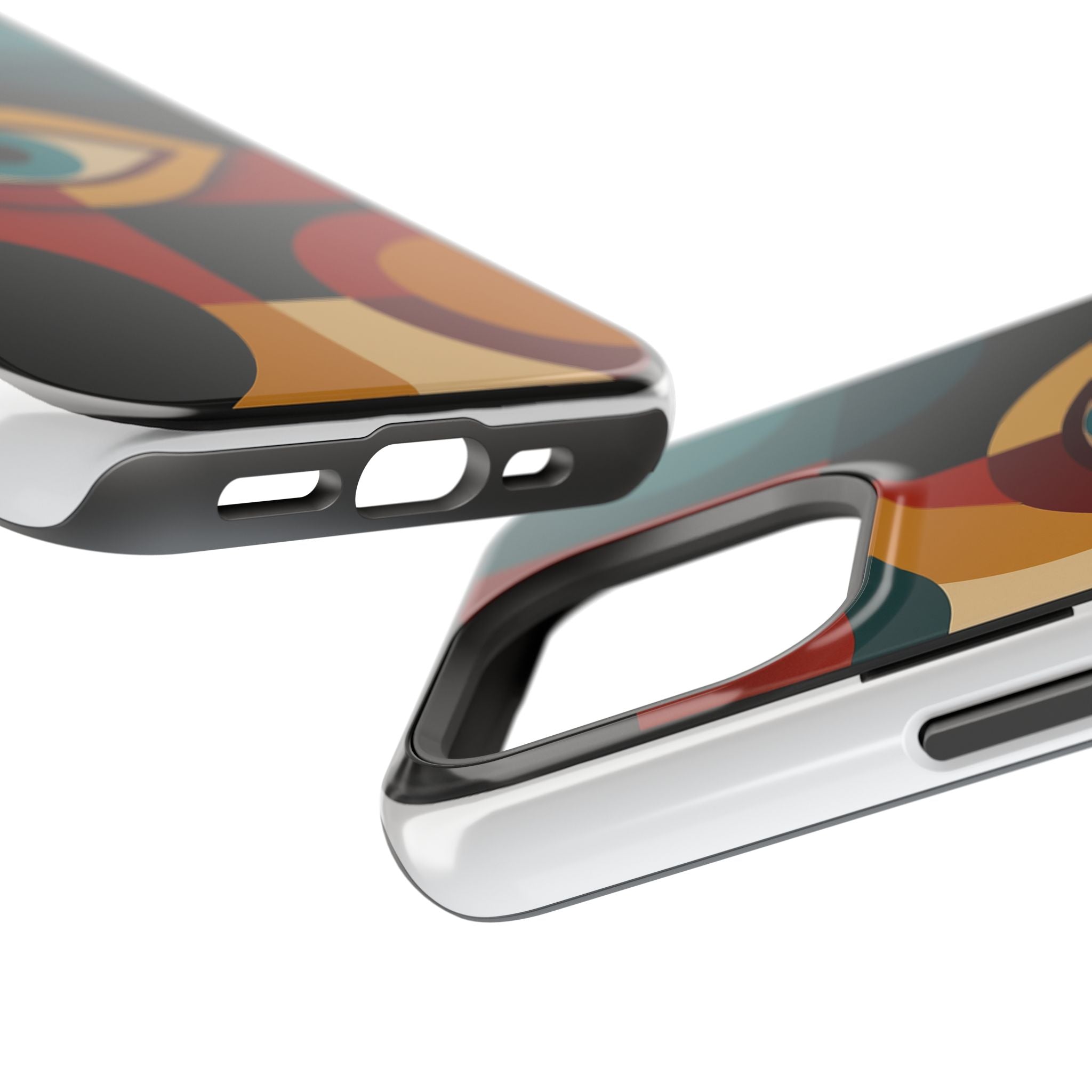Showcasing the elegance and protection of the Astral Signature Spiritual Symbol Phone Case.