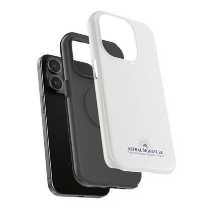 White Phone Case - Impact-Resistant White iPhone & Samsung Galaxy Case by Astral Signature
