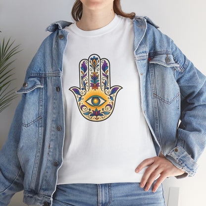 Hamsa Protection Tee - Astral Signature