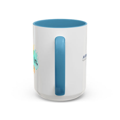 Breathe in and Let go Motivational and Inspirational Coffee Mug by Astral Signature