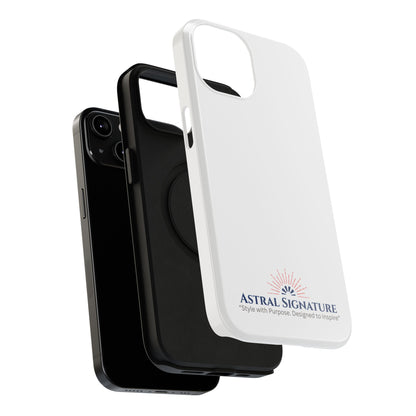 White Phone Case - Impact-Resistant White iPhone & Samsung Galaxy Case by Astral Signature