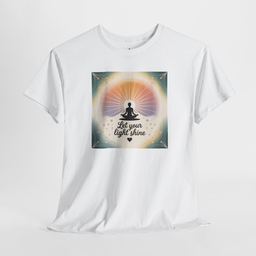 Motivational Unisex Tee: Let Your Light Shine Collection by Quetal Travel ASTRAL