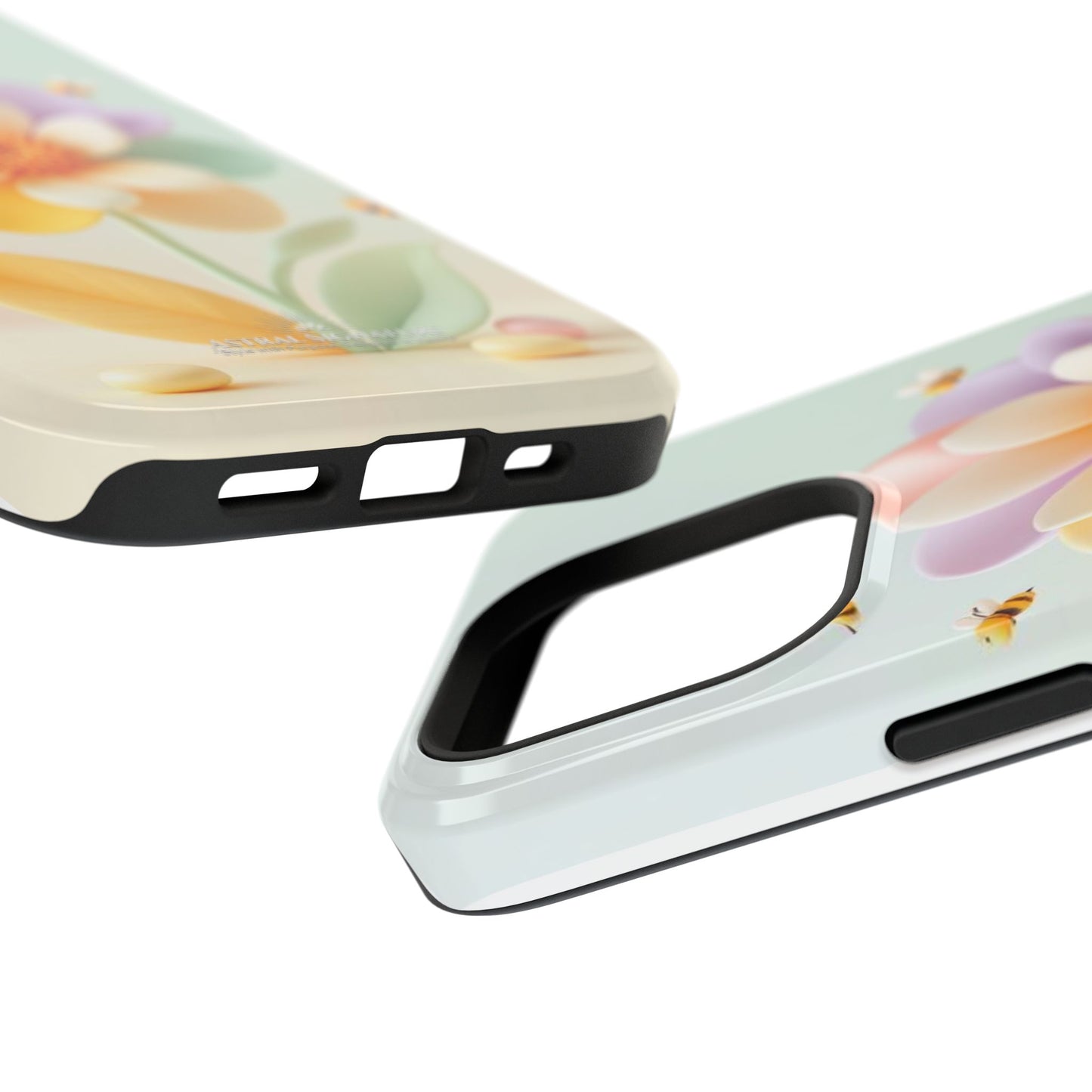 Phone Case Impact-Resistant, Calming 3D Flower Phone Case Impact-Resistant Case for Kids and Adults - Astral Signature