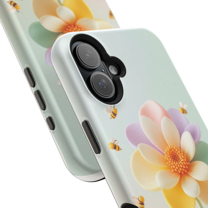 Phone Case Impact-Resistant, Calming 3D Flower Phone Case Impact-Resistant Case for Kids and Adults - Astral Signature