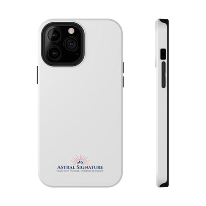 White Phone Case - Impact-Resistant White iPhone & Samsung Galaxy Case by Astral Signature
