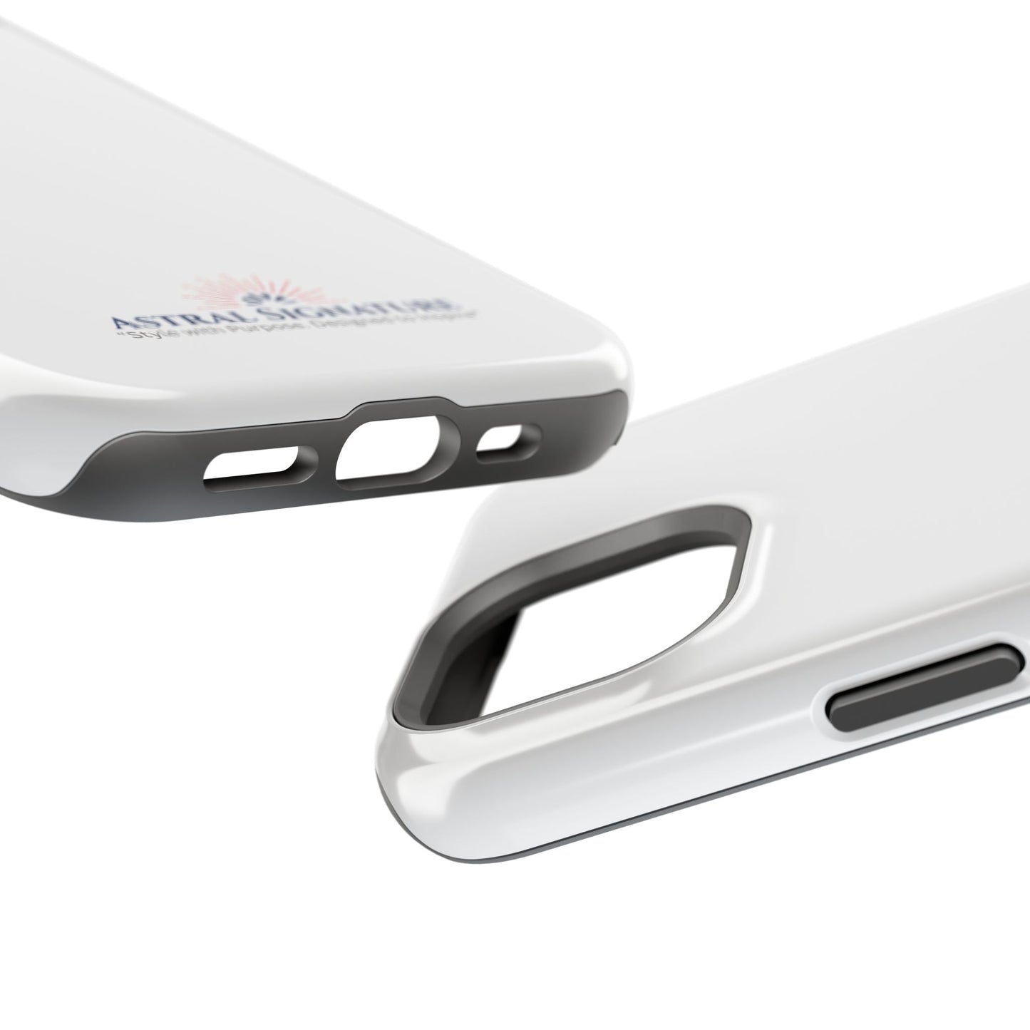 White Phone Case - Impact-Resistant White iPhone & Samsung Galaxy Case by Astral Signature