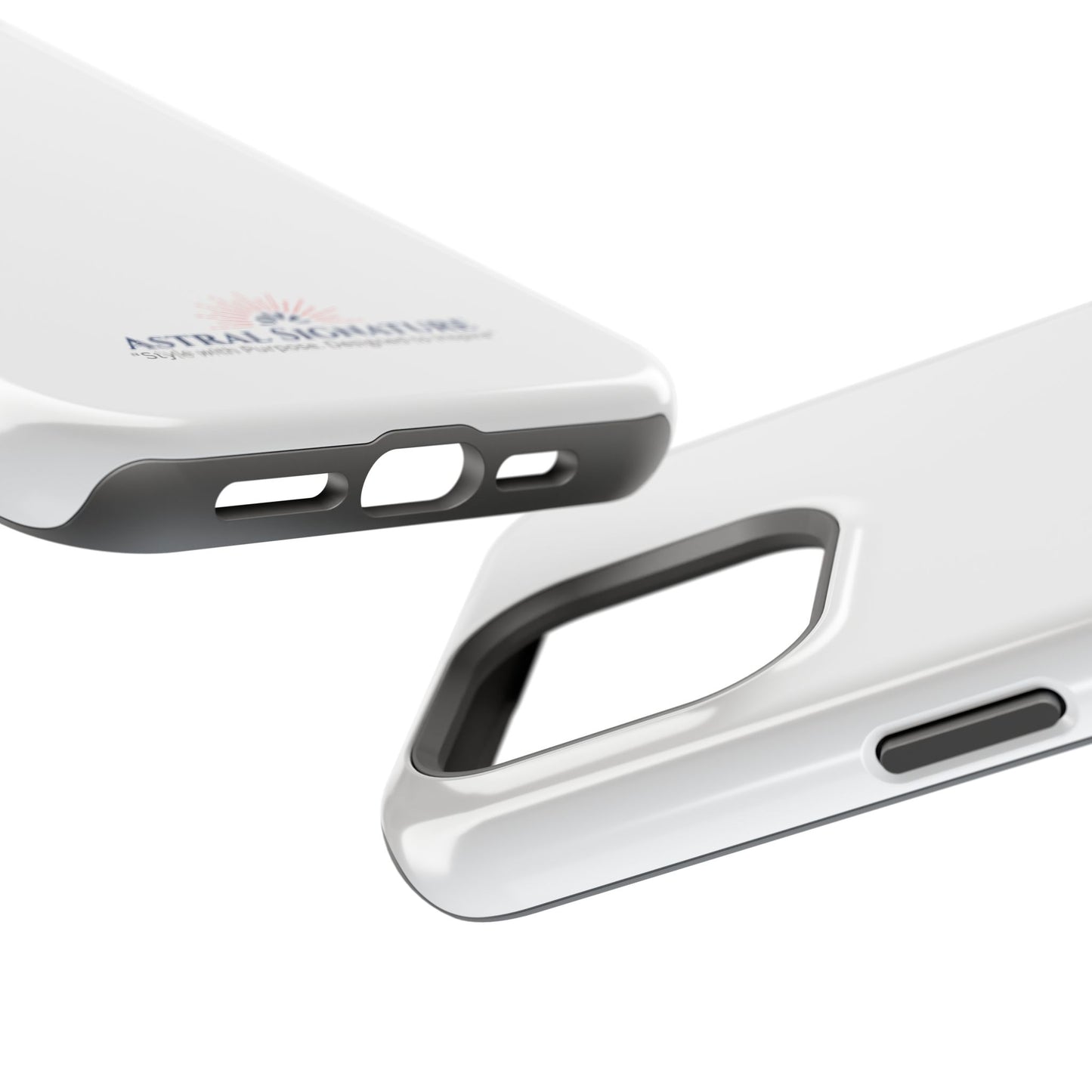 White Phone Case - Impact-Resistant White iPhone & Samsung Galaxy Case by Astral Signature