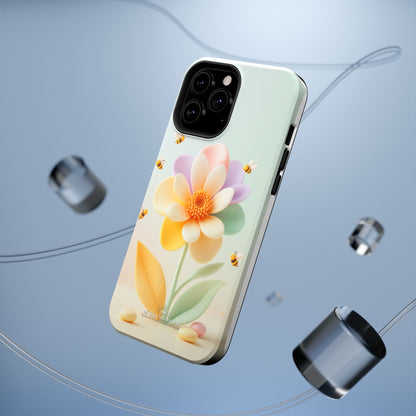 Phone Case Impact-Resistant, Calming 3D Flower Phone Case Impact-Resistant Case for Kids and Adults - Astral Signature