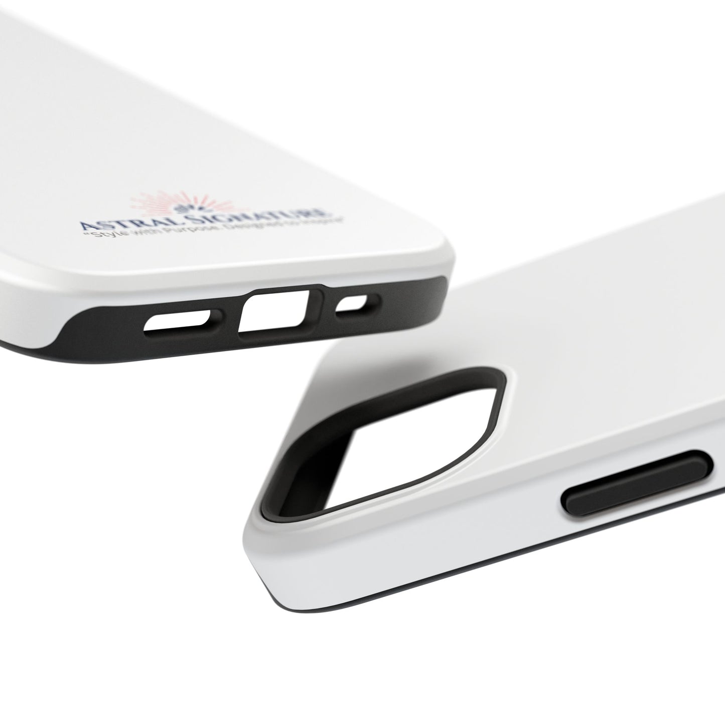 White Phone Case - Impact-Resistant White iPhone & Samsung Galaxy Case by Astral Signature