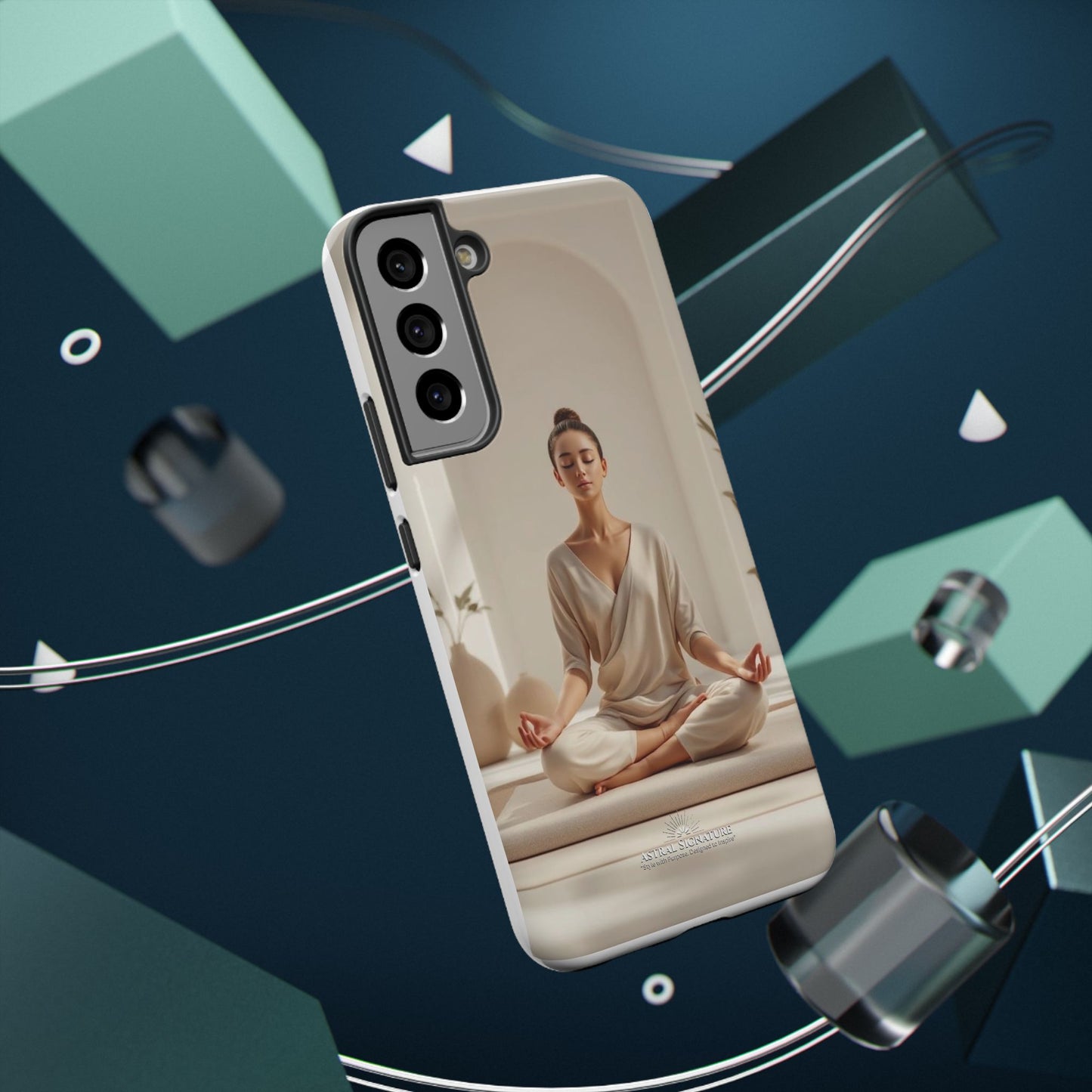 3D Yogi Phone Cases with Symbols and Protection, iPhone Cases with meaning by Astral Signature