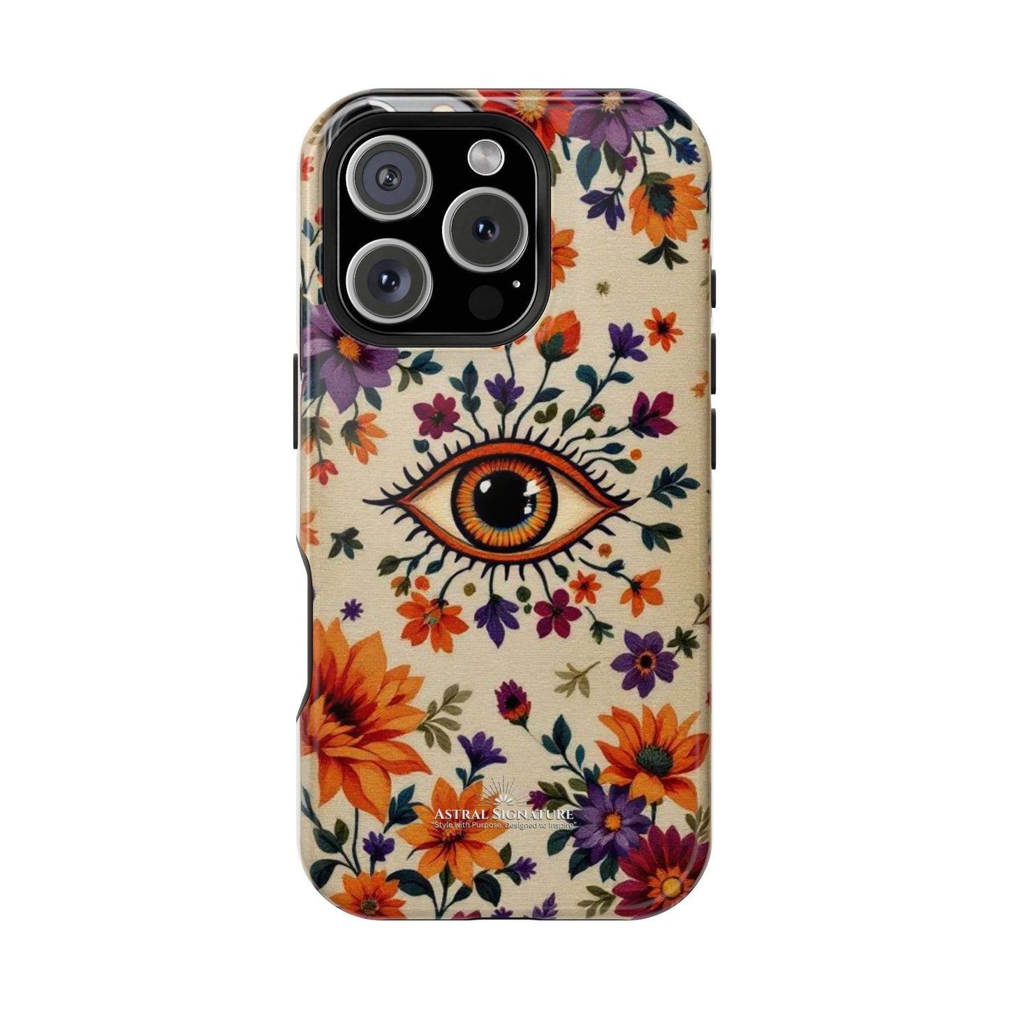Phone Cases - Eye of God Symbol Impact-Resistant Case by Astral Signature