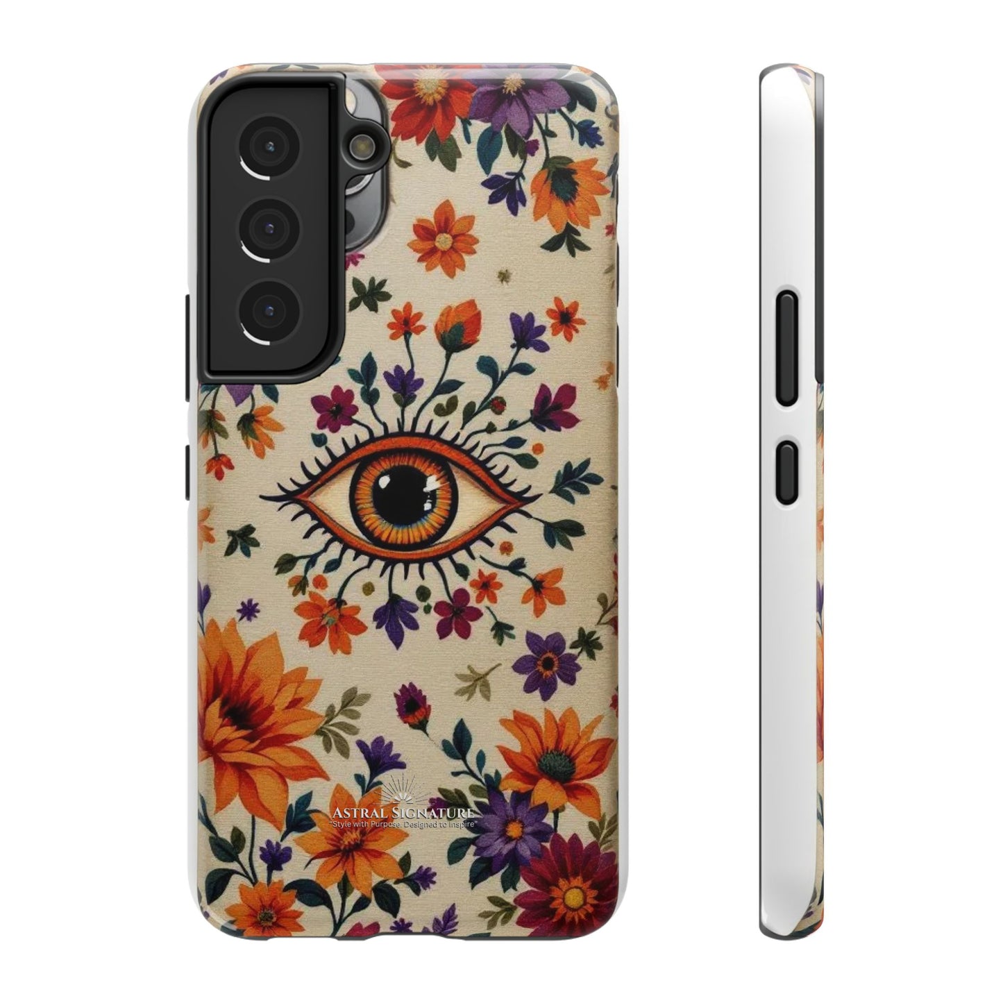 Phone Cases - Eye of God Symbol Impact-Resistant Case by Astral Signature