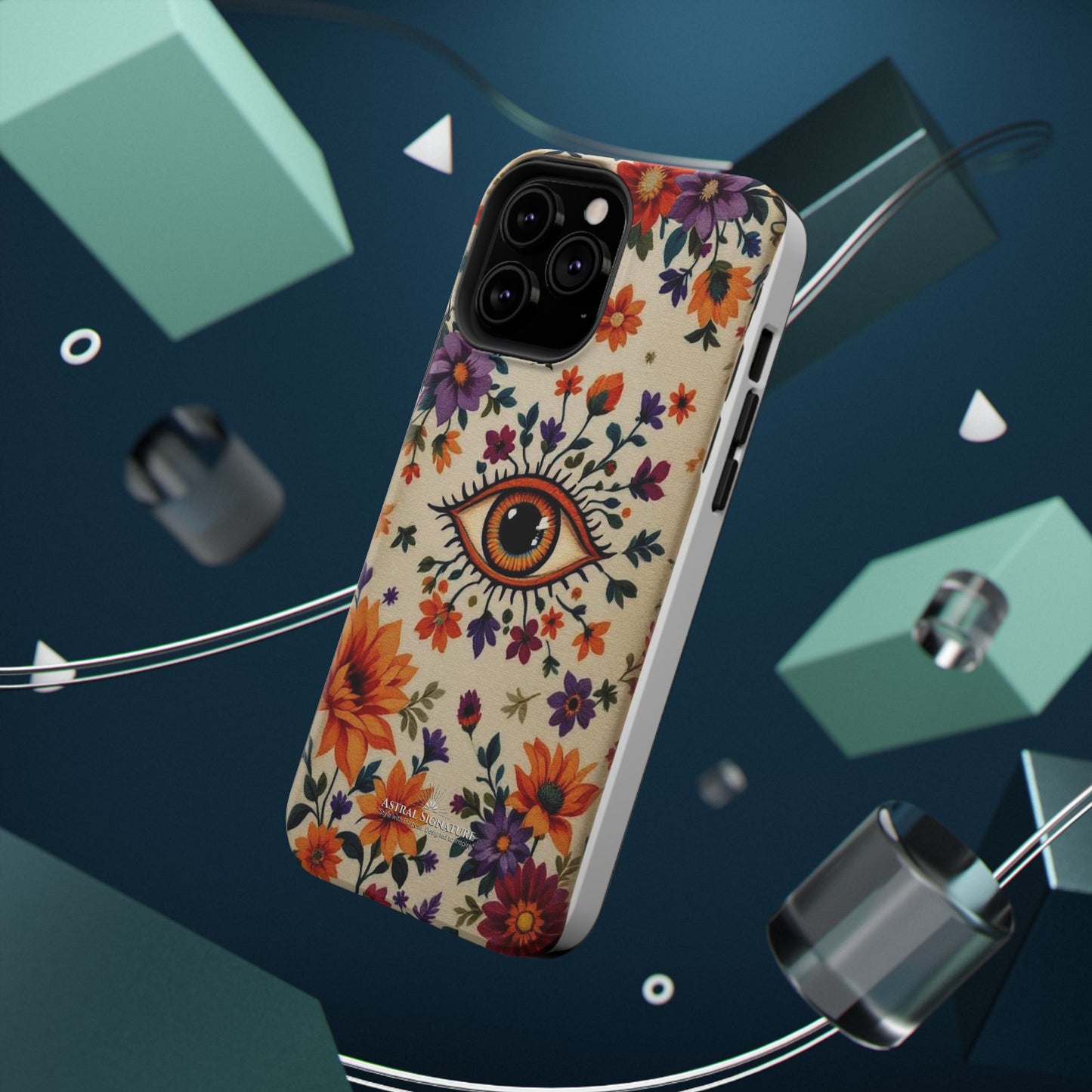 Phone Cases - Eye of God Symbol Impact-Resistant Case by Astral Signature