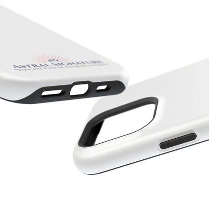 White Phone Case - Impact-Resistant White iPhone & Samsung Galaxy Case by Astral Signature