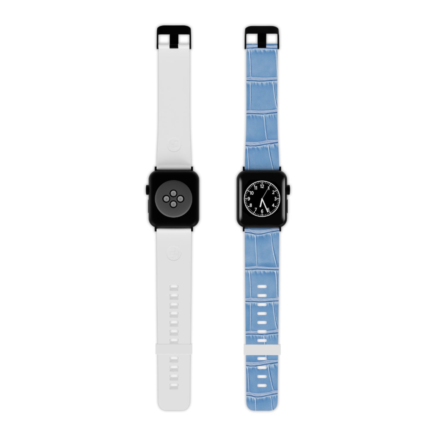 Apple Watch Band — Light Blue Croc Leather | Astral Signature™