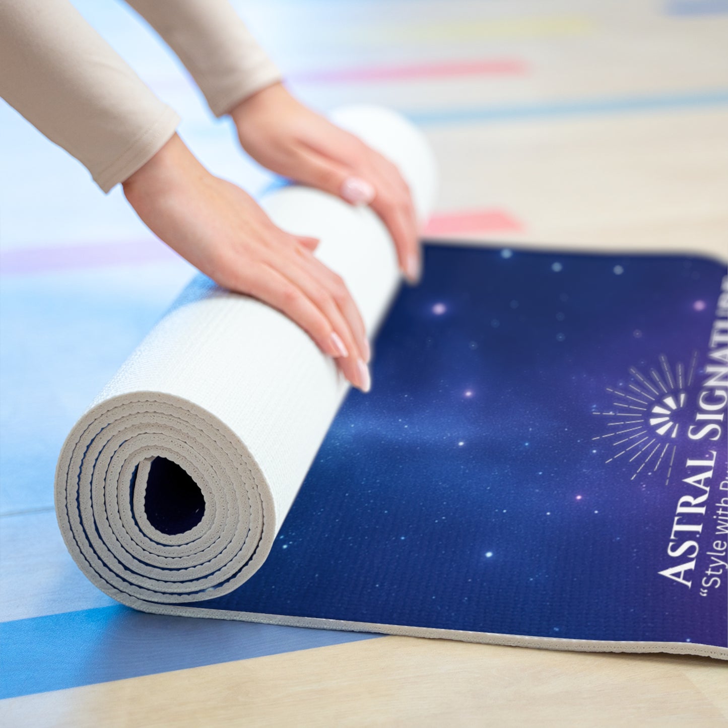 Yoga Mat  for Exercise and Meditation - Astral Signature Collection