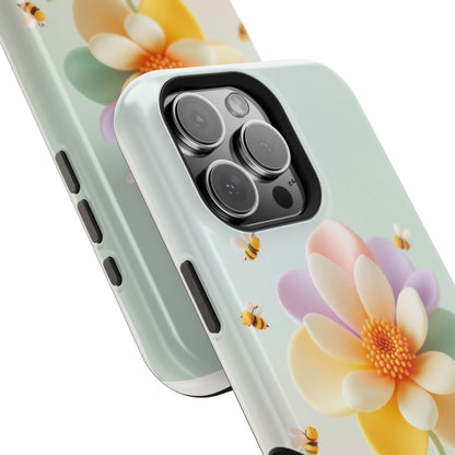 Phone Case Impact-Resistant, Calming 3D Flower Phone Case Impact-Resistant Case for Kids and Adults - Astral Signature