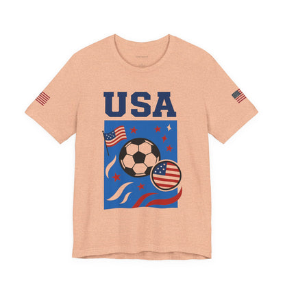 Casual Fashion T-Shirt - GO USA Team Tee, World Cup 2026 Limited Edition