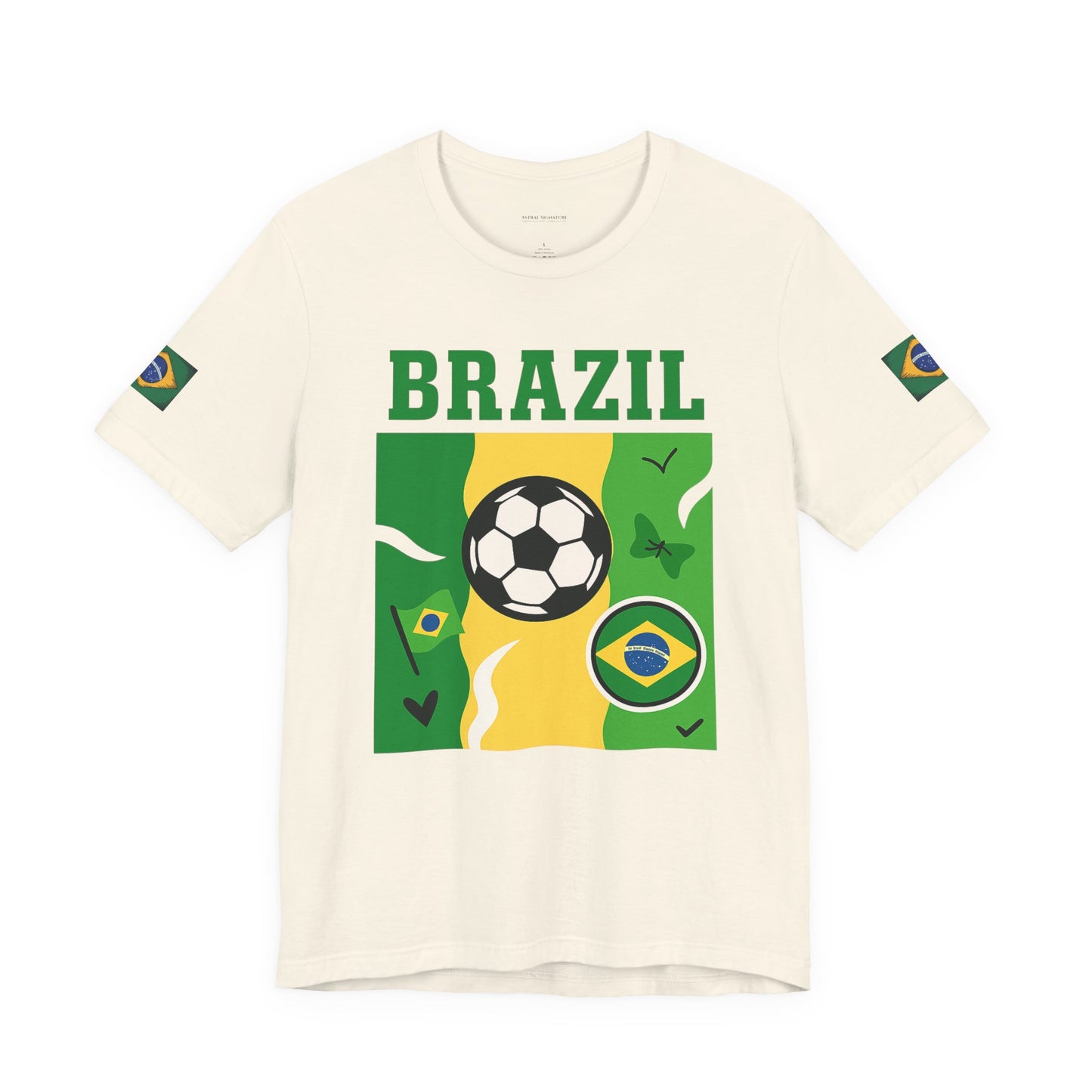 Casual Fashion T-Shirt - GO BRAZIL Team Tee - USA World Cup 2026 Limited Edition