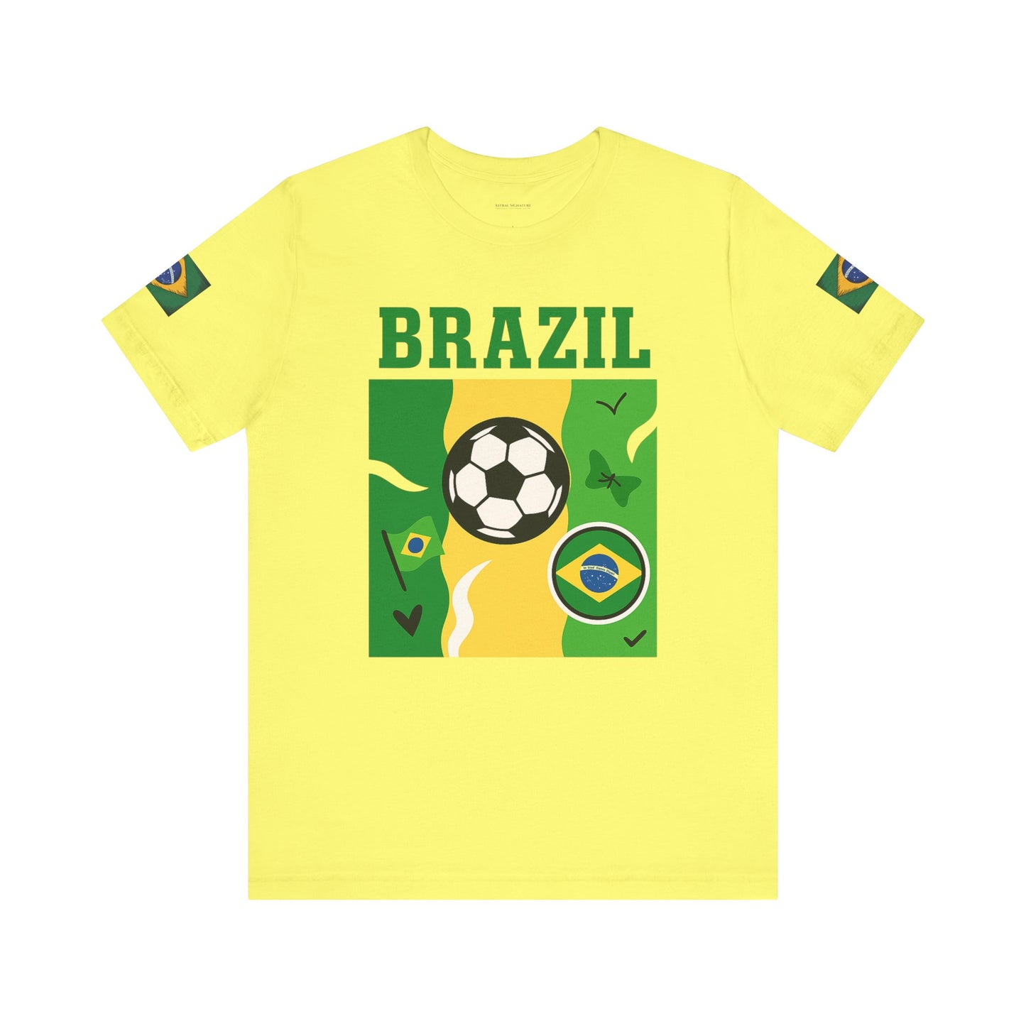 Casual Fashion T-Shirt - GO BRAZIL Team Tee - USA World Cup 2026 Limited Edition
