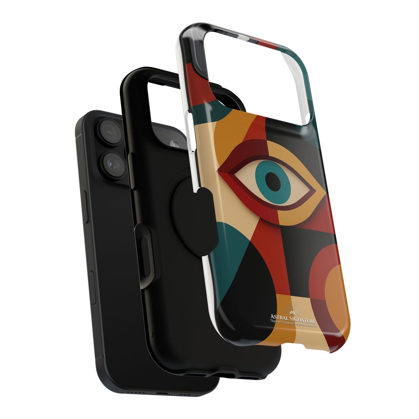 Phone Cases - Astral Eye of God Symbol for Protection by Astral Signature
