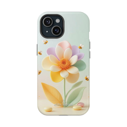 Phone Case Impact-Resistant, Calming 3D Flower Phone Case Impact-Resistant Case for Kids and Adults - Astral Signature