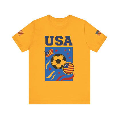 Casual Fashion T-Shirt - GO USA Team Tee, World Cup 2026 Limited Edition