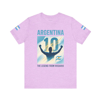 Argentina Legend from Rosario Team Tee - Casual Fashion T-Shirt, USA World Cup 2026 Limited Edition