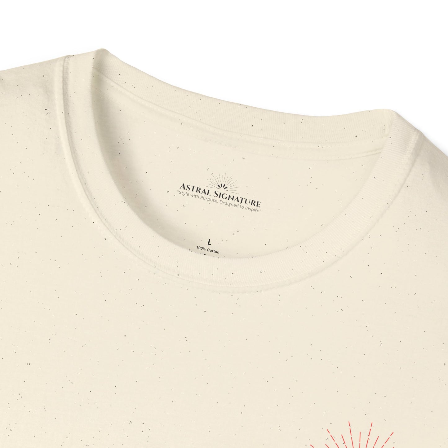 Camiseta unisex negra con el logotipo de Astral Signature