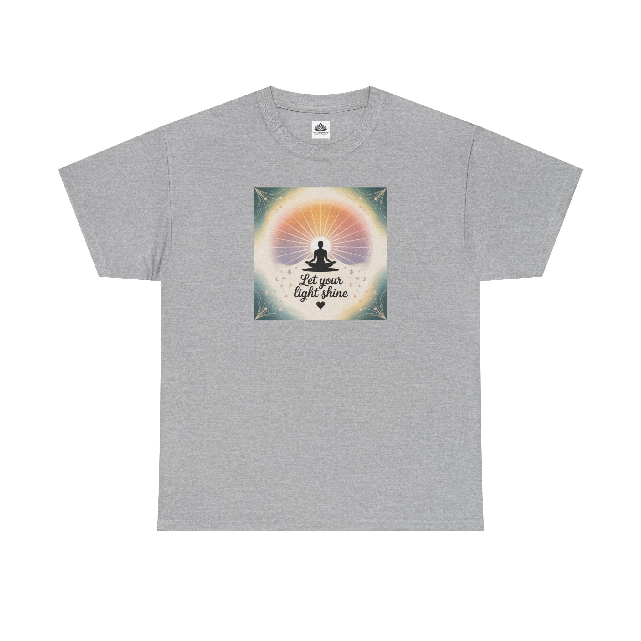 Motivational Unisex Tee: Let Your Light Shine Collection by Quetal Travel ASTRAL