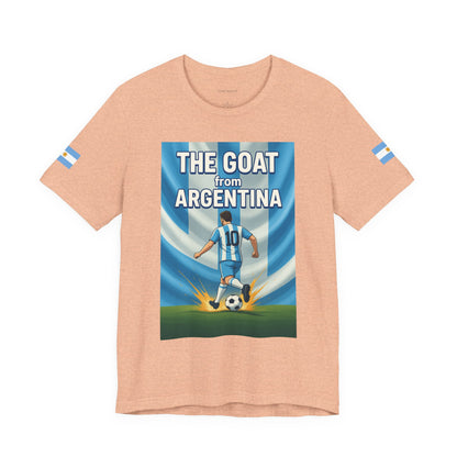 The GOAT from ARGENTINA Team Tee - Casual Fashion T-Shirt, USA World Cup 2026 Limited Edition