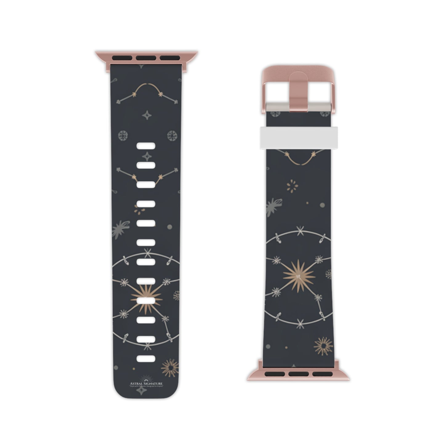Cosmic Bohemian Apple Watch Band — Astral Signature Pattern